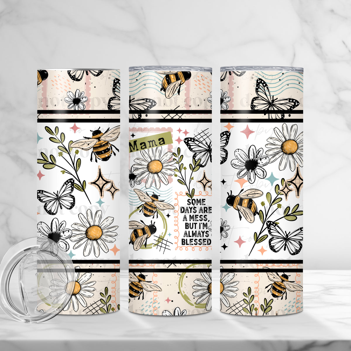 Mama Always blessed 20 oz Wrap