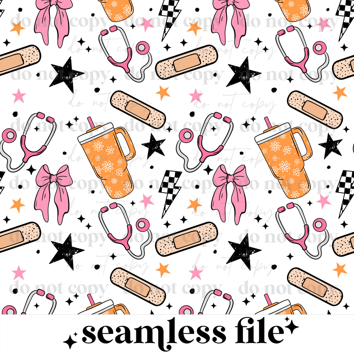 Nurse Tumbler seamless