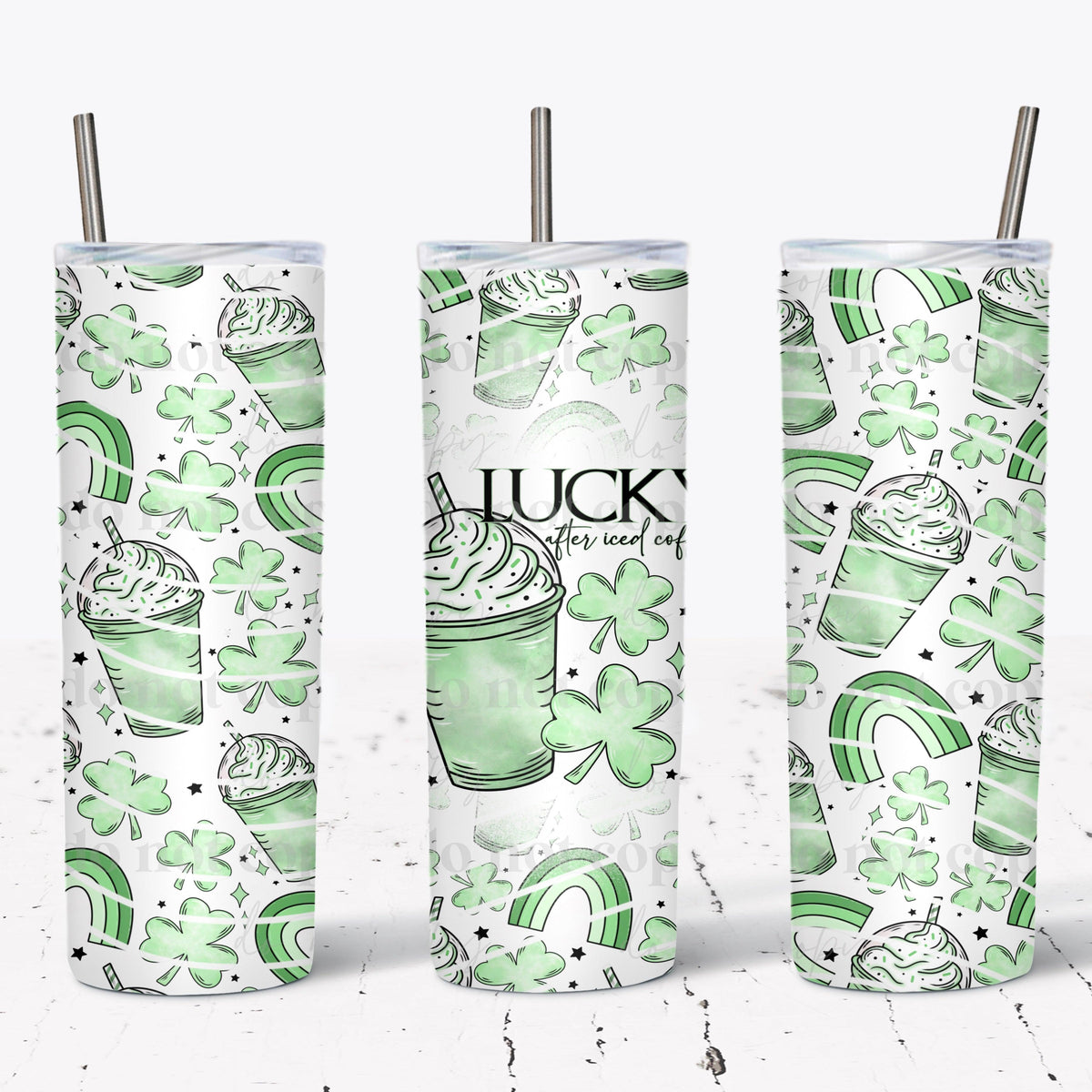 Lucky Coffee Tumbler Wrap