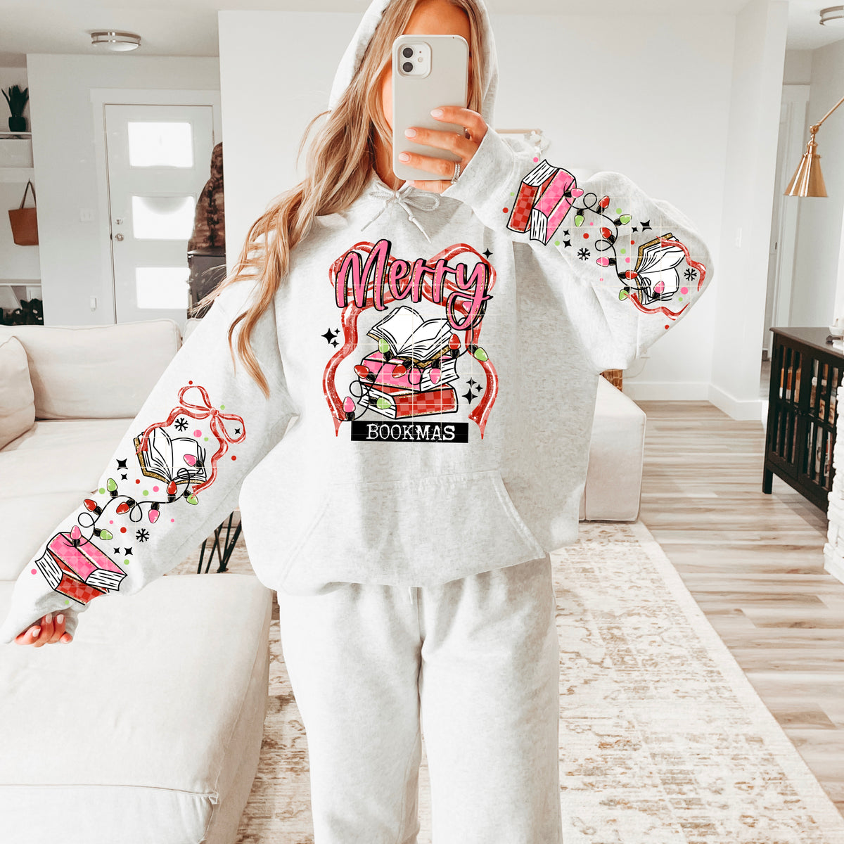 Merry Bookmas w/ Sleeves PNG