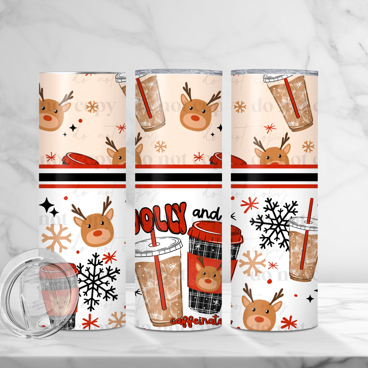 Jolly and Caffeinated Tumbler Wrap