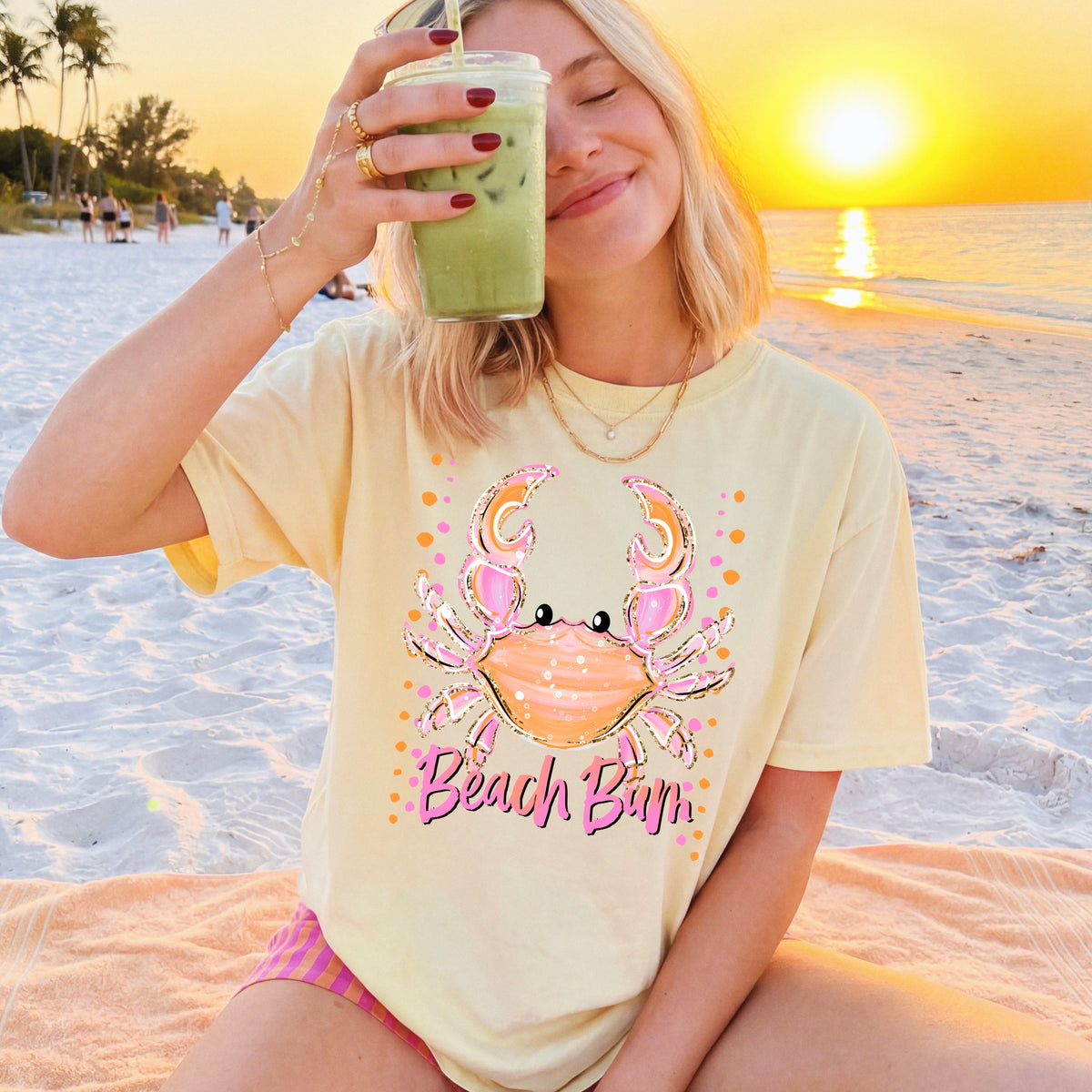 Beach Bum Crab PNG