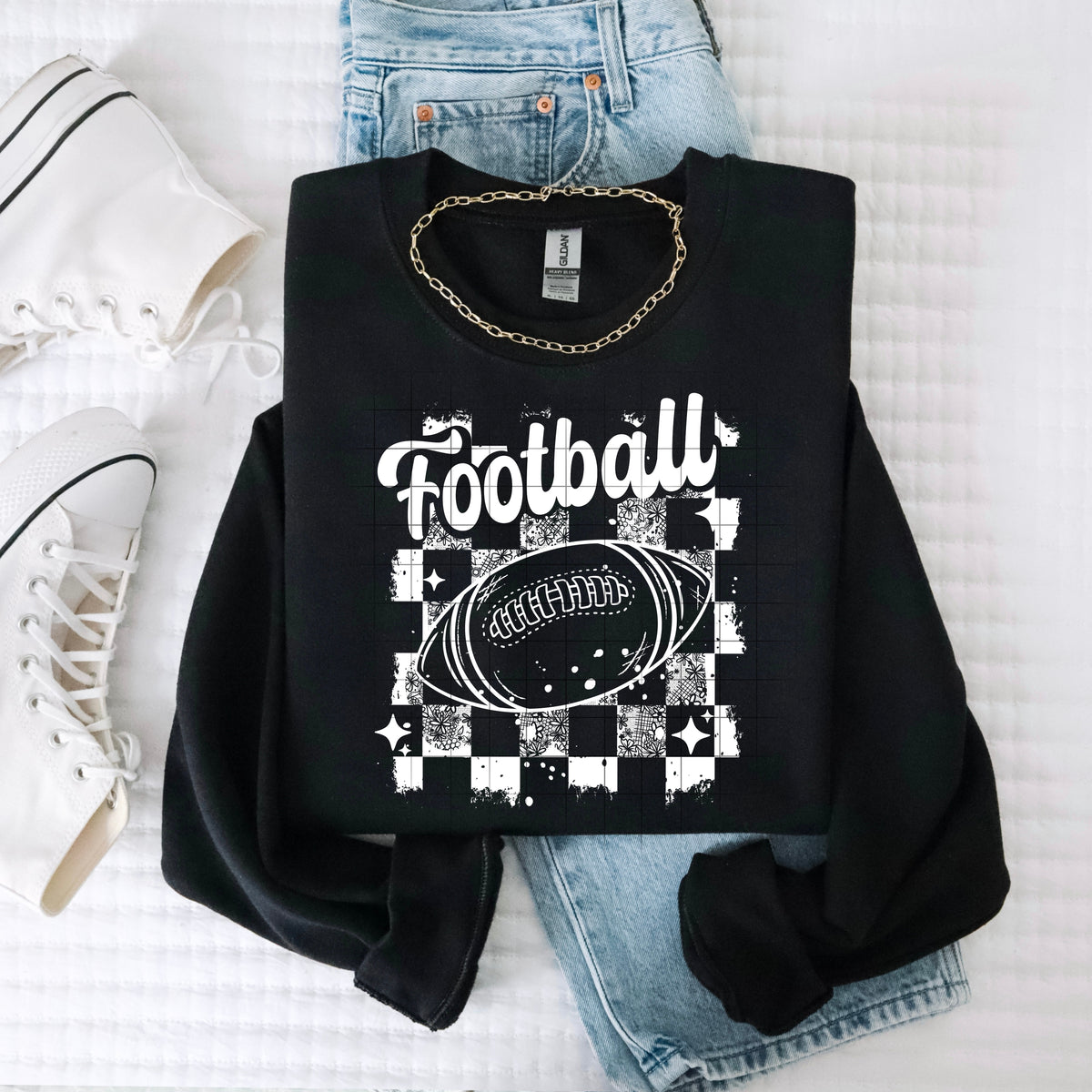 Football Distressed single color PNG