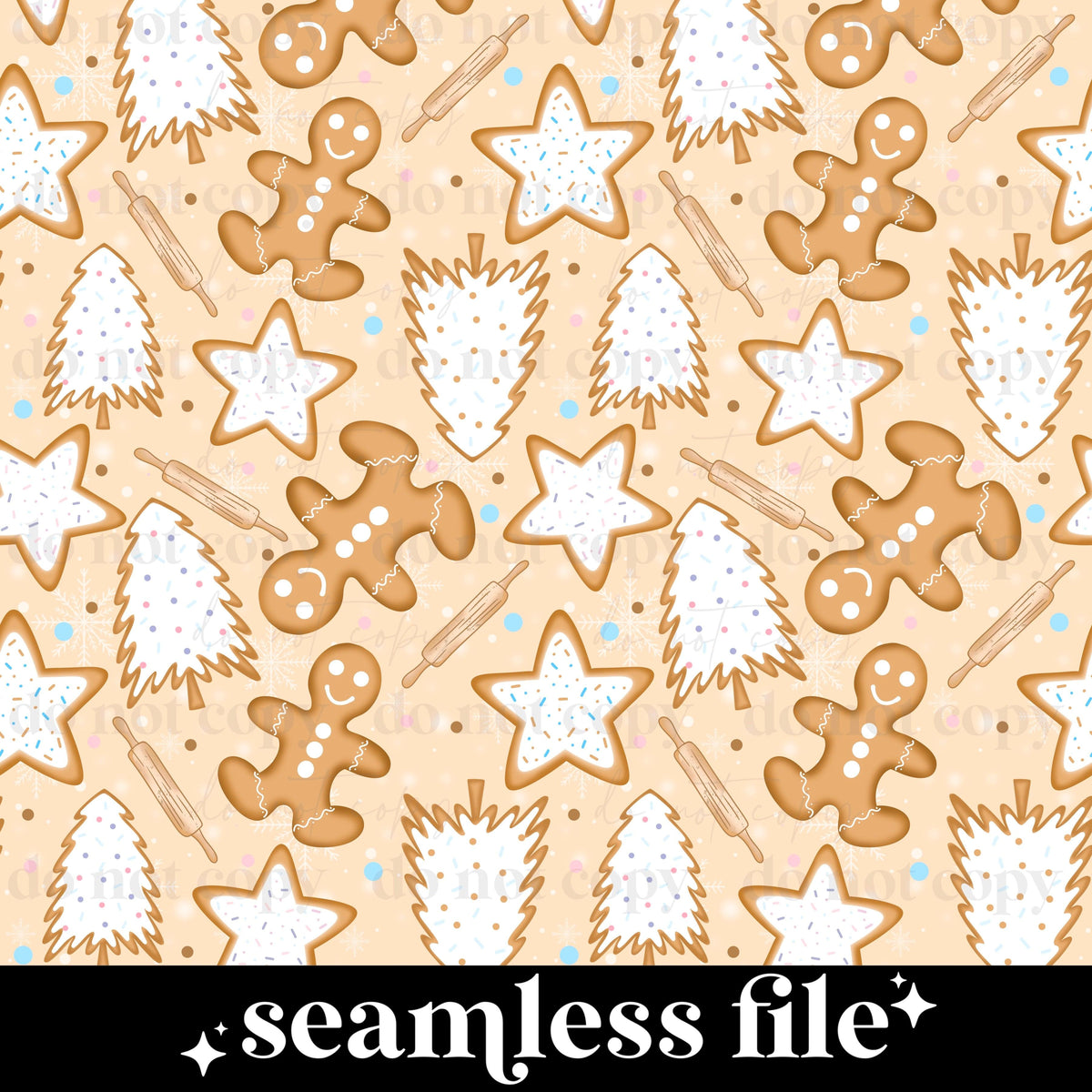 Cookie Seamless PNG