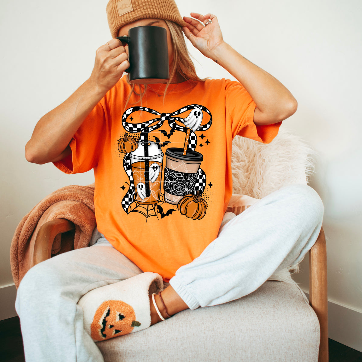 Halloween Coffee PNG
