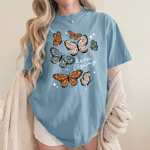 Keep Going Butterflies PNG