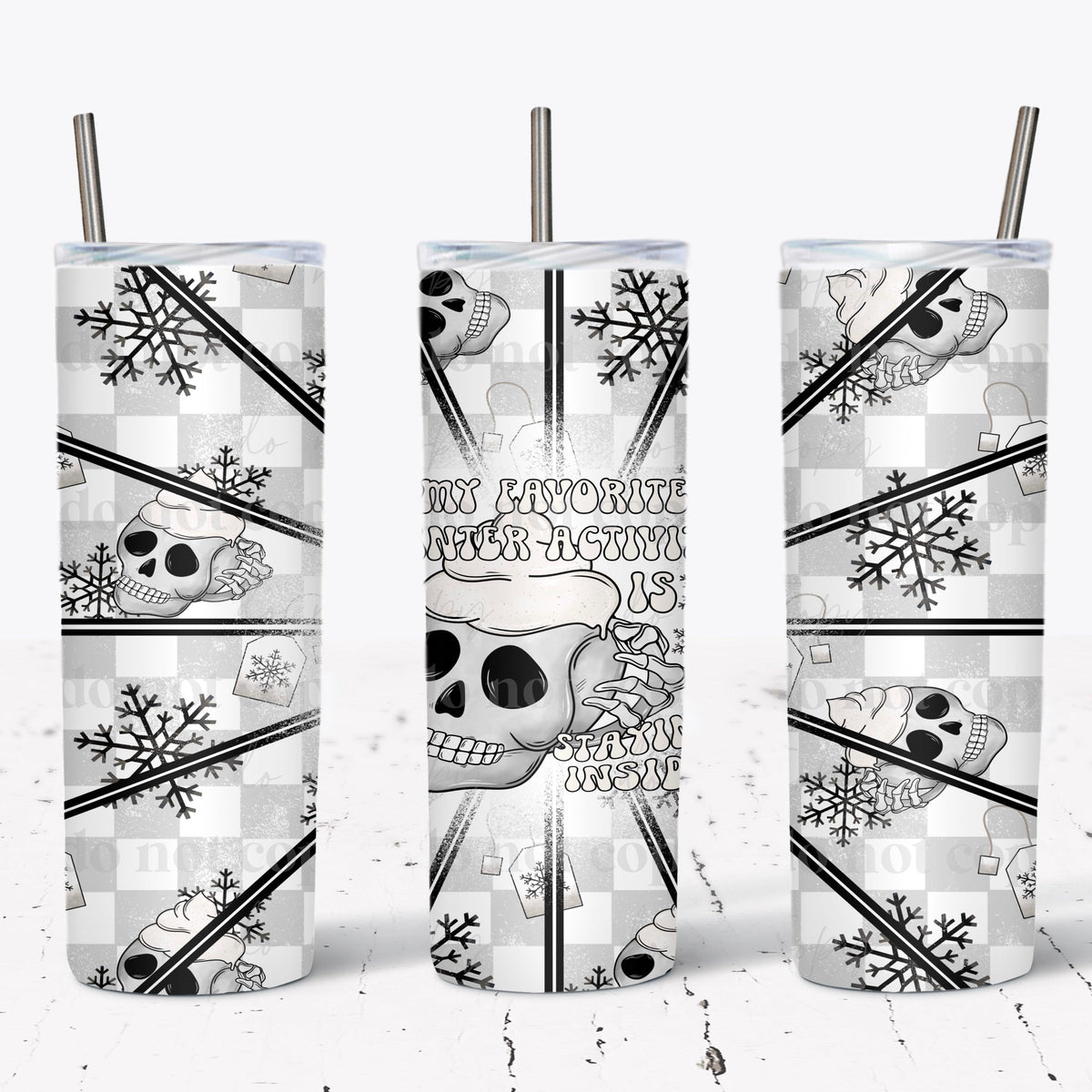 Skellie Coffee Tumbler Wrap