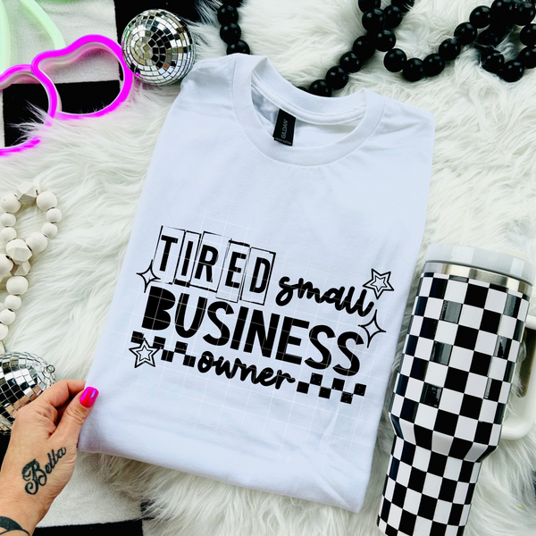 Tired Small Business single color