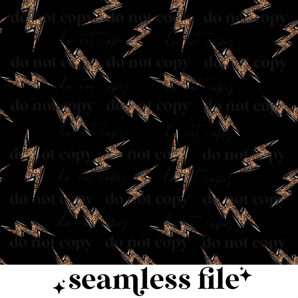 Leopard Bolt Seamless