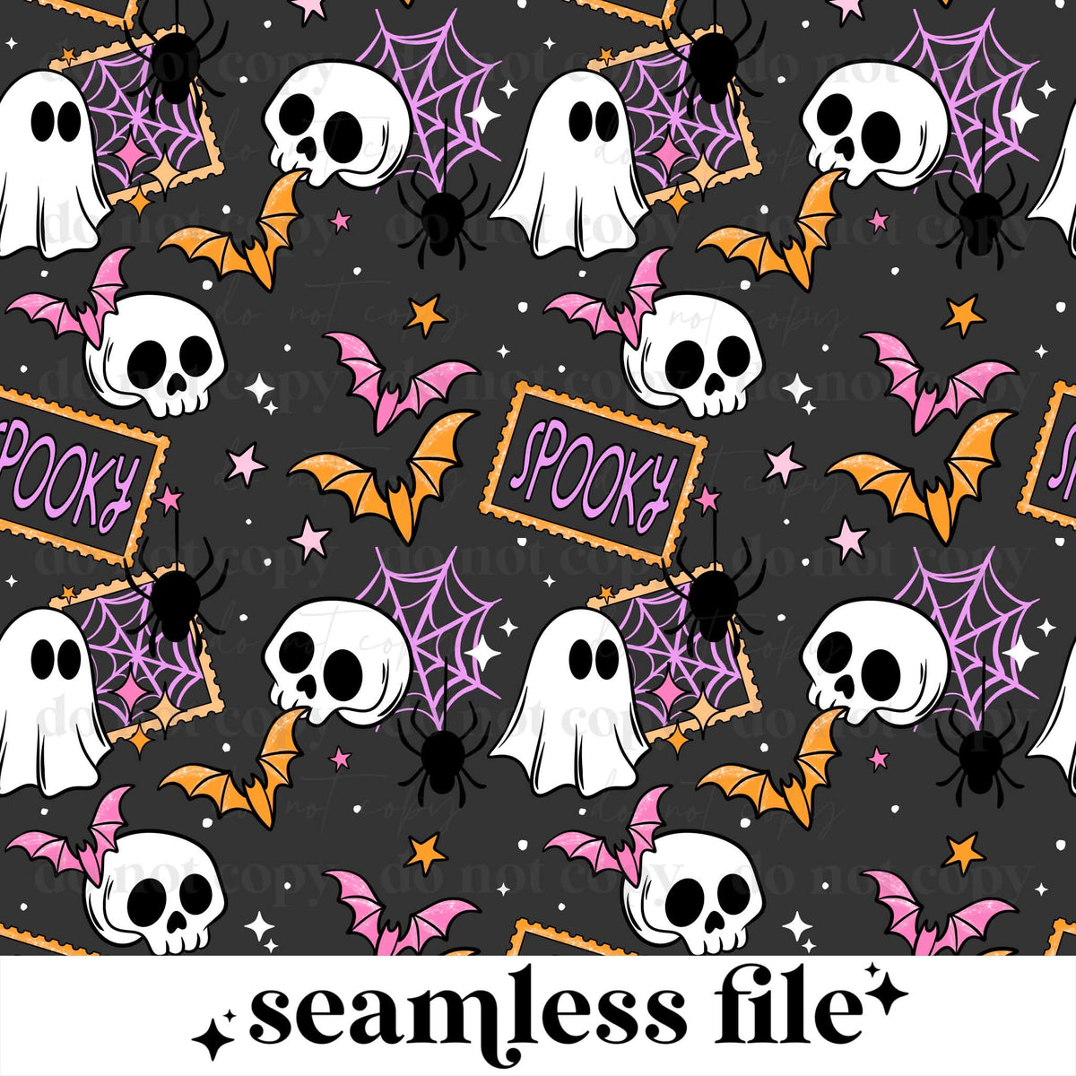 Spooky Stamp Seamless