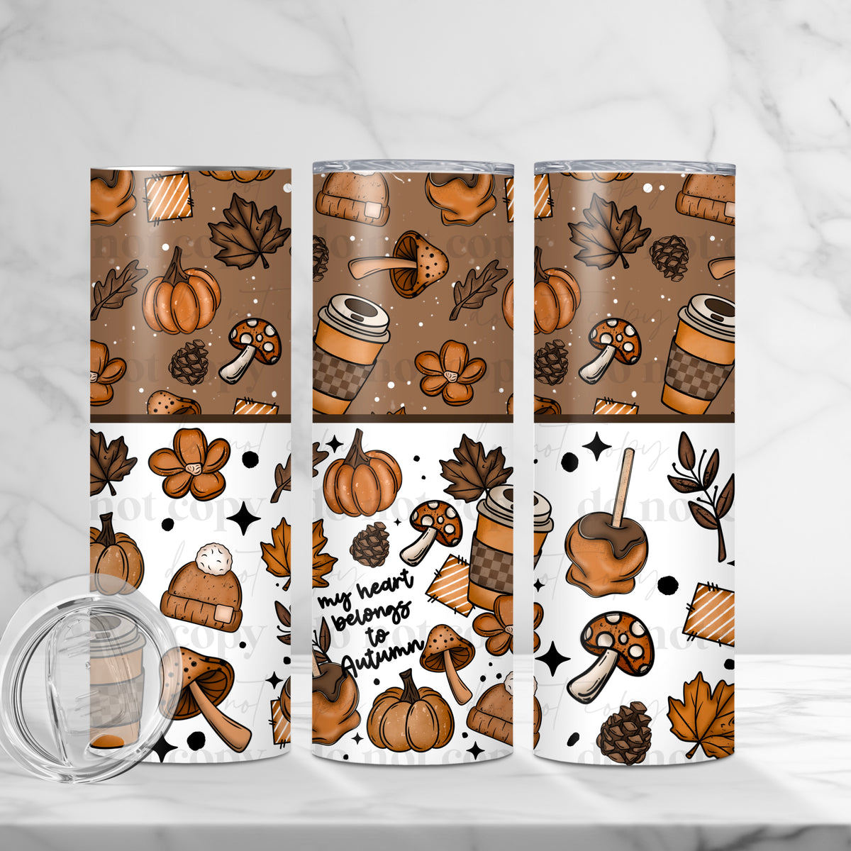 My Heart Belongs To Autumn Tumbler Wrap