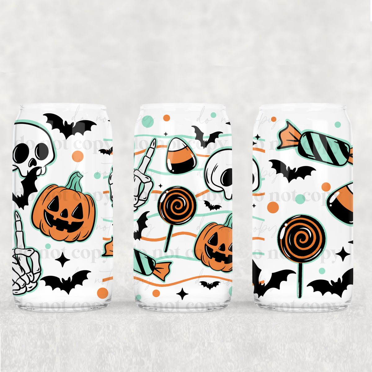 Spooky Things 16oz Glass Wrap