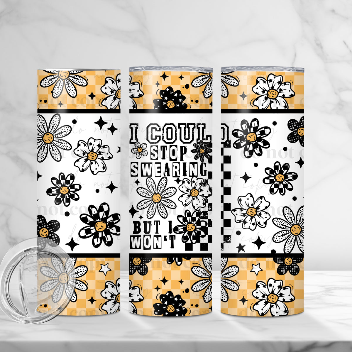 I could stop swearing Tumbler Wrap