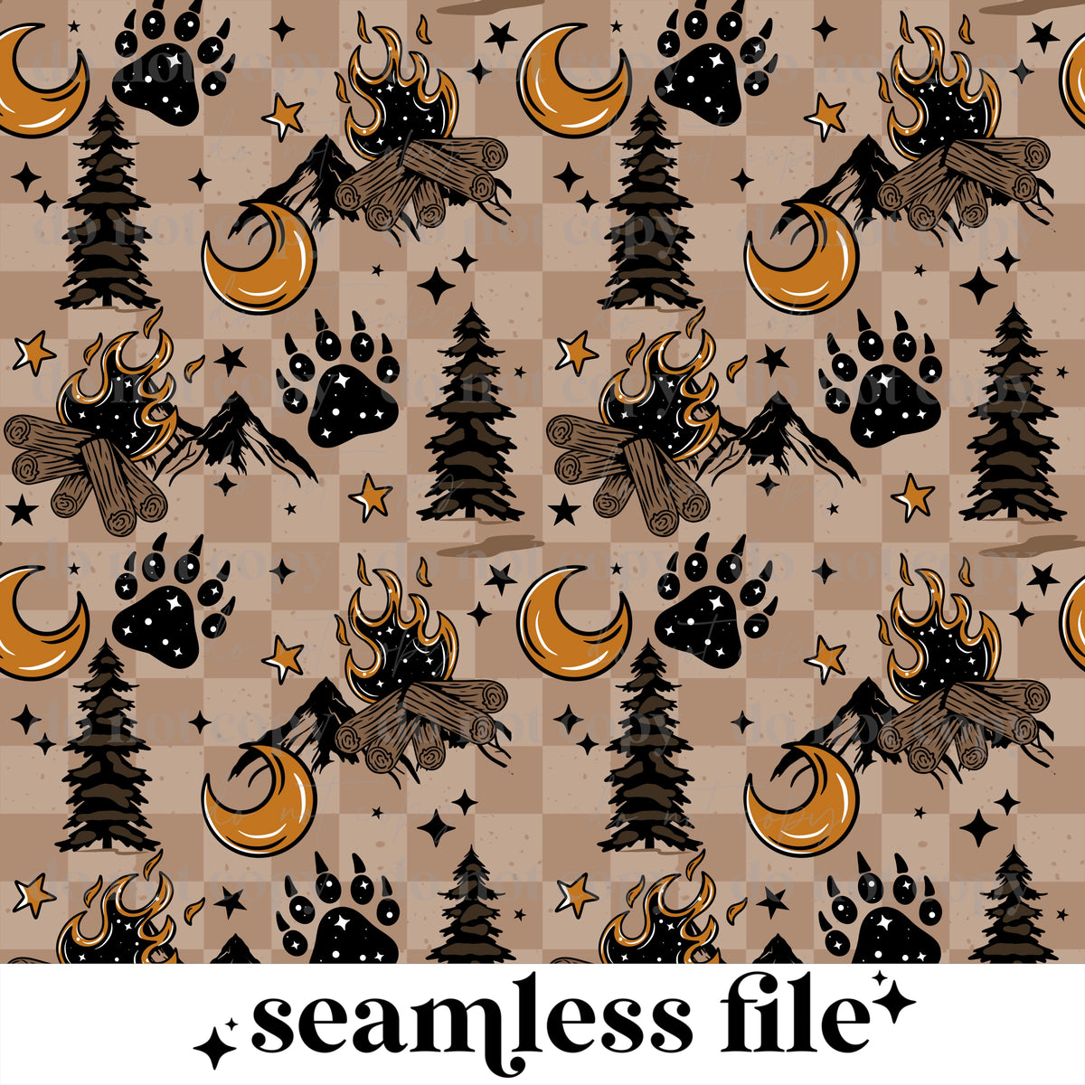 Campfire Seamless