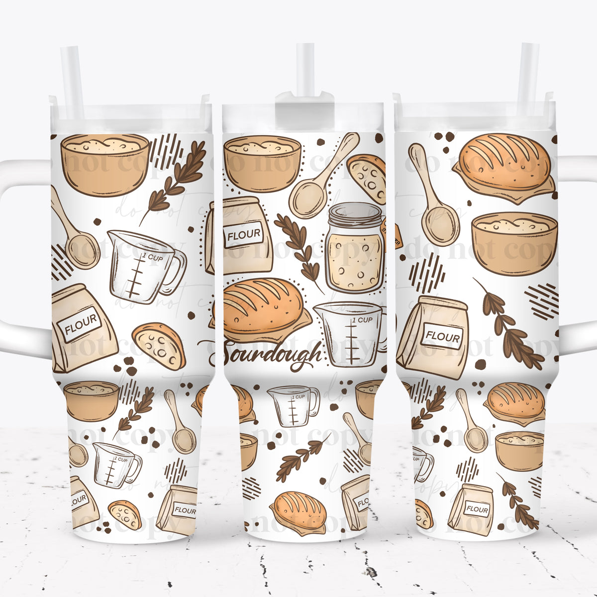 Sourdough 40oz Tumbler Wrap