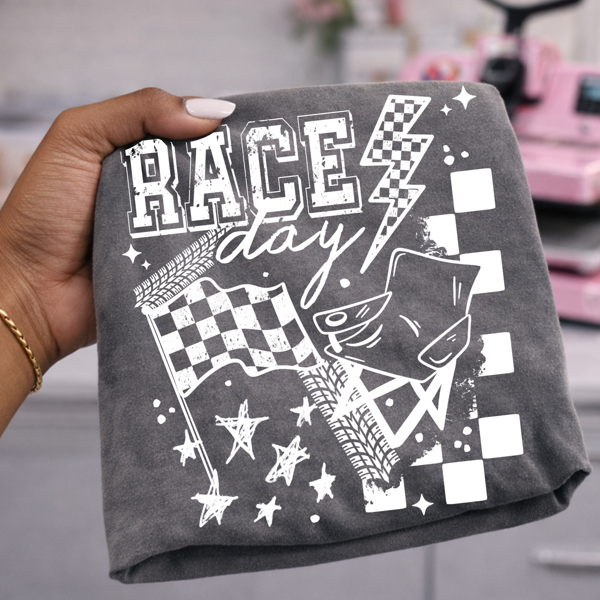 Race Day single color PNG