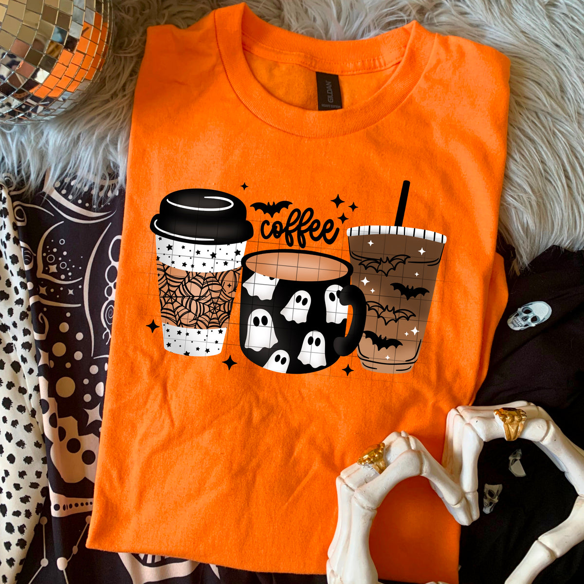 Spooky coffee PNG