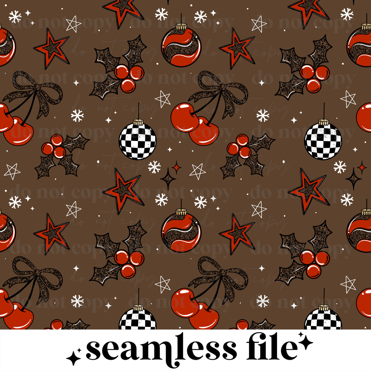 Merry Vibes Seamless