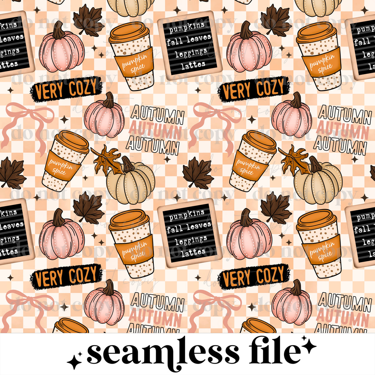 Autumn Collage Seamless