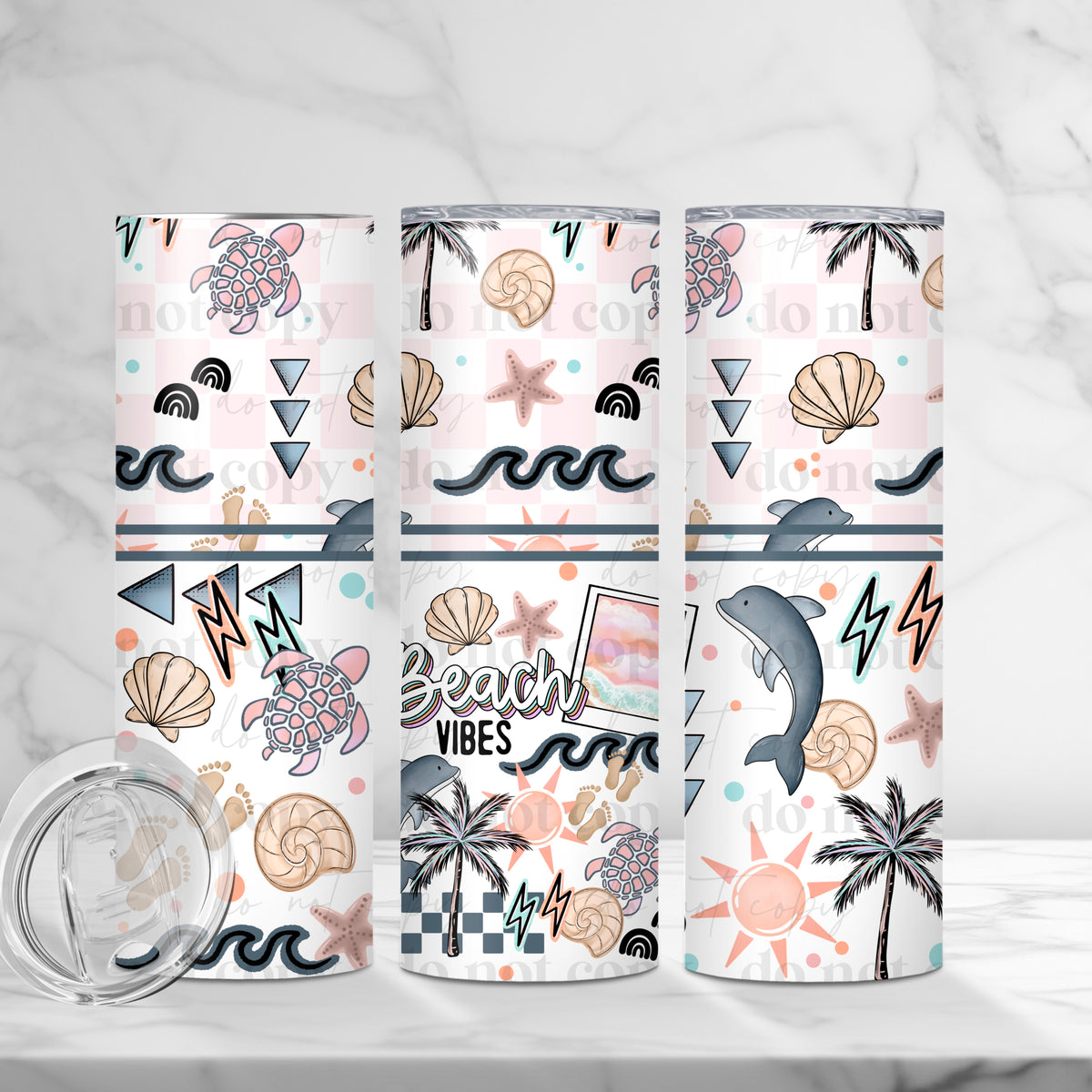 Beach Vibes Tumbler Wrap