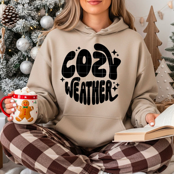 Cozy Weather circle Single Color PNG