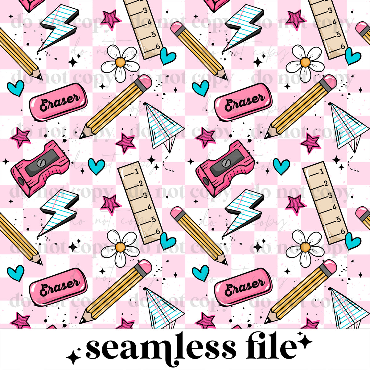 School Checker Seamless