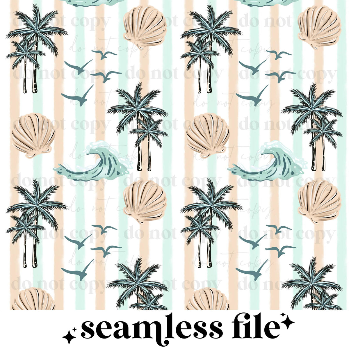 Striped Shell Seamless