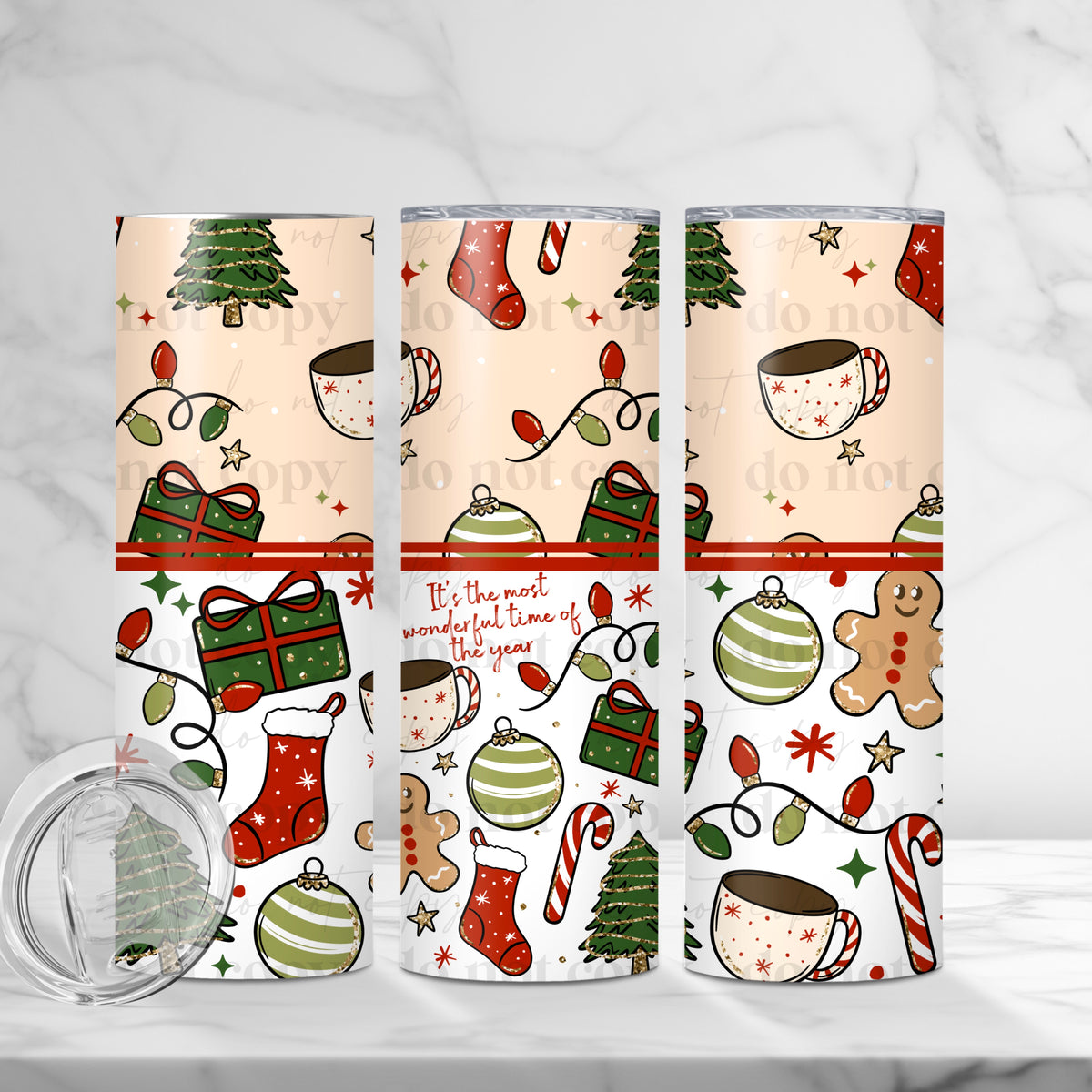 Wonderful Time of The Year Tumbler Wrap