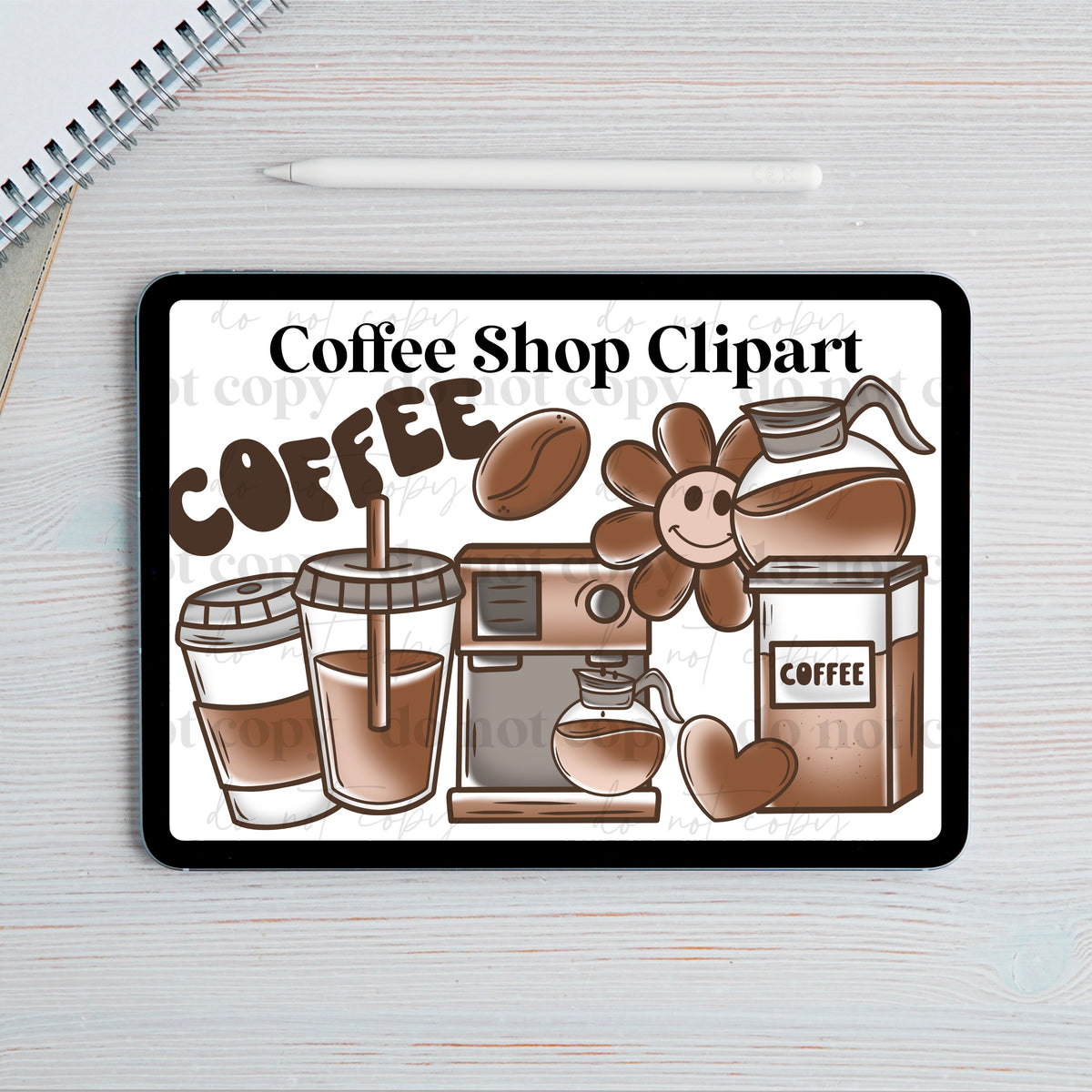 Coffee Shop Clipart set