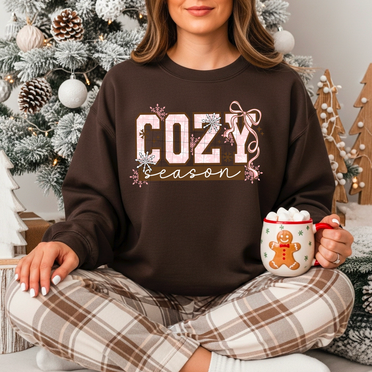 Cozy season bow PNG