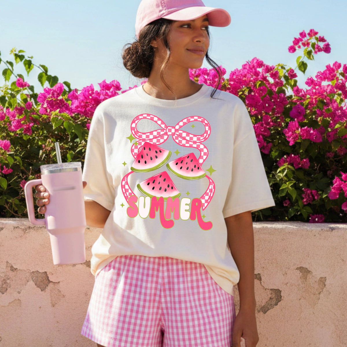 Summer Watermelon Bow PNG