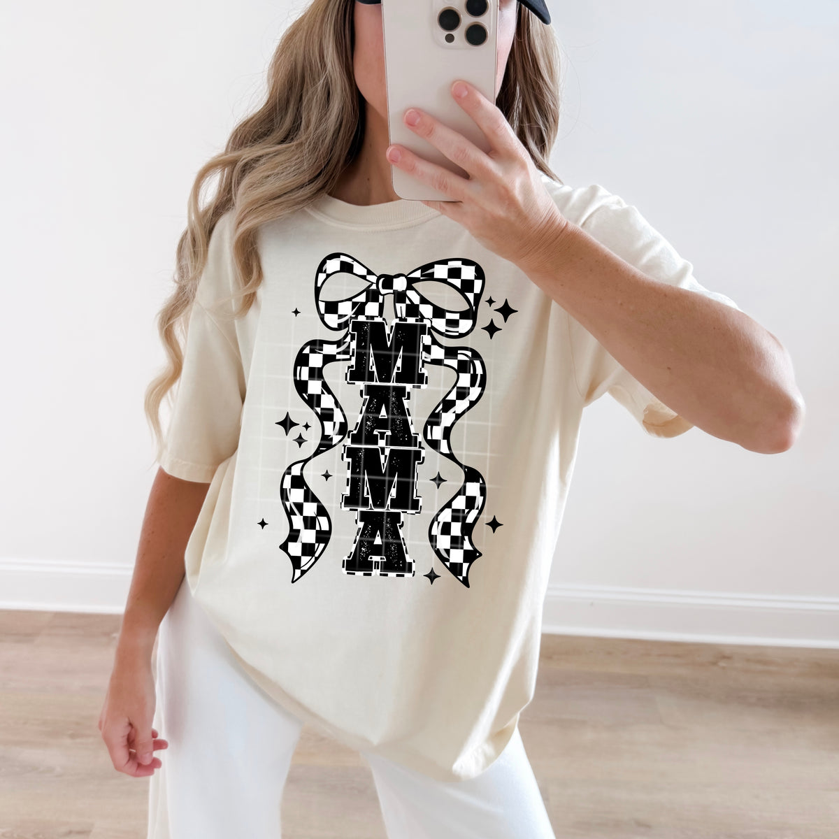 Mama Stacked Checker PNG