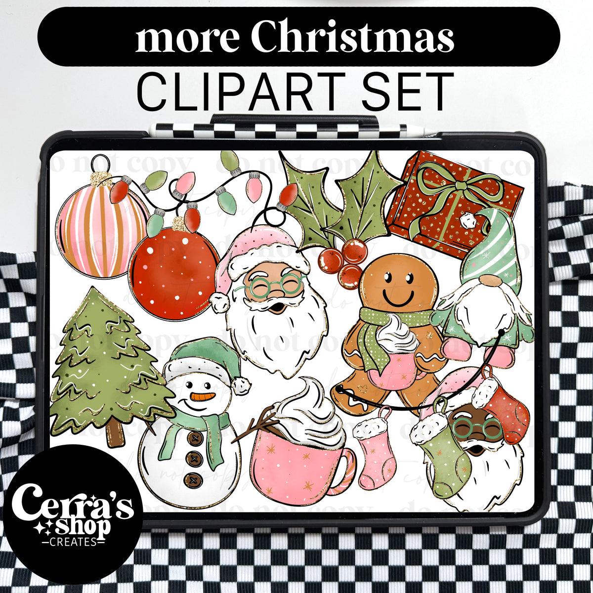 More Christmas Clipart Set