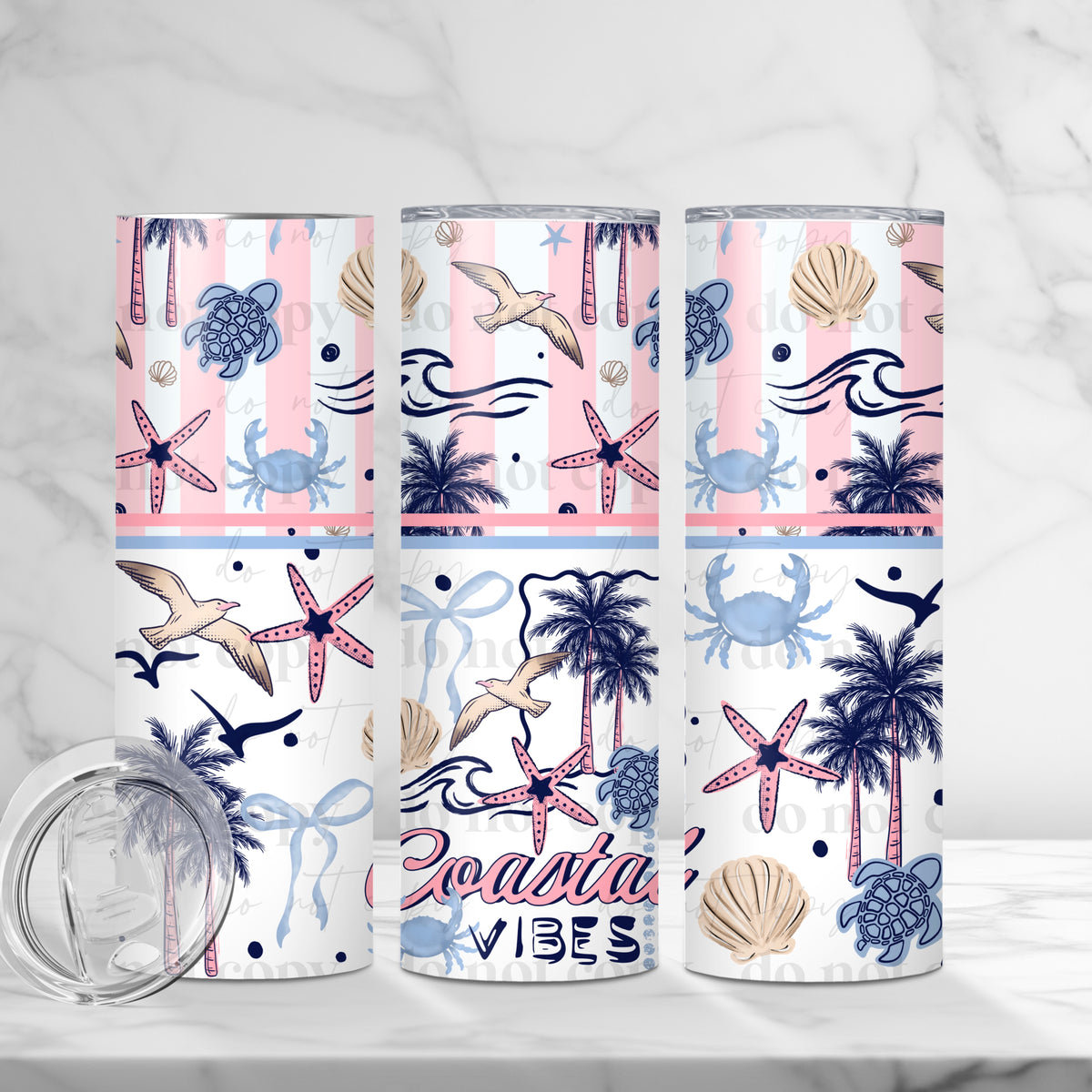 Coastal Vibes Tumbler Wrap