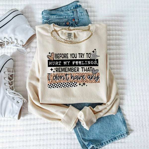 Hurt My Feelings PNG