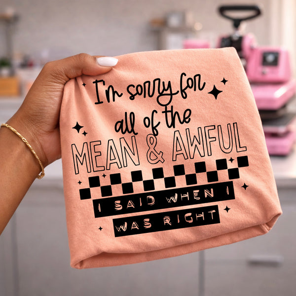 Mean & Awful Things PNG