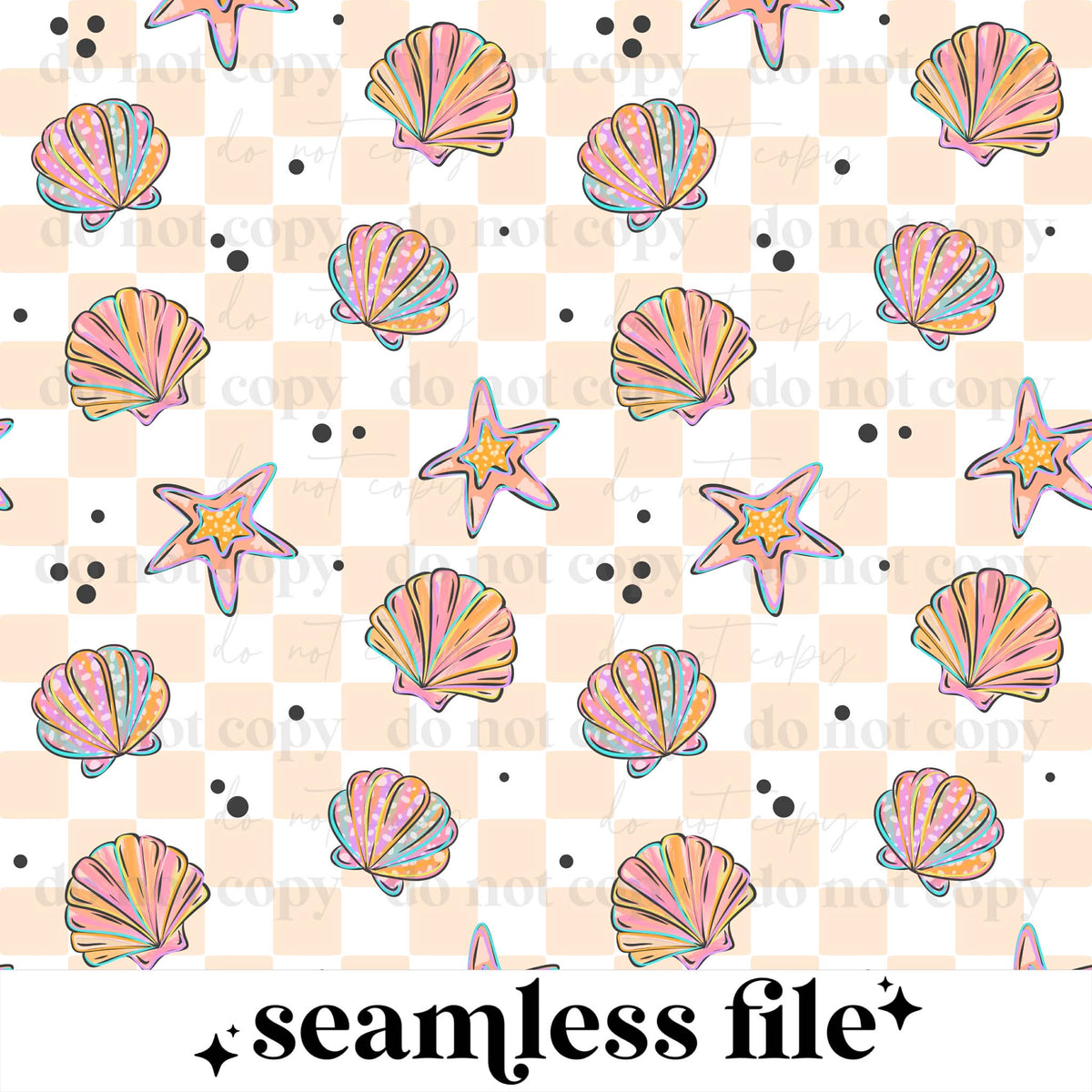 Colorful Shell Seamless