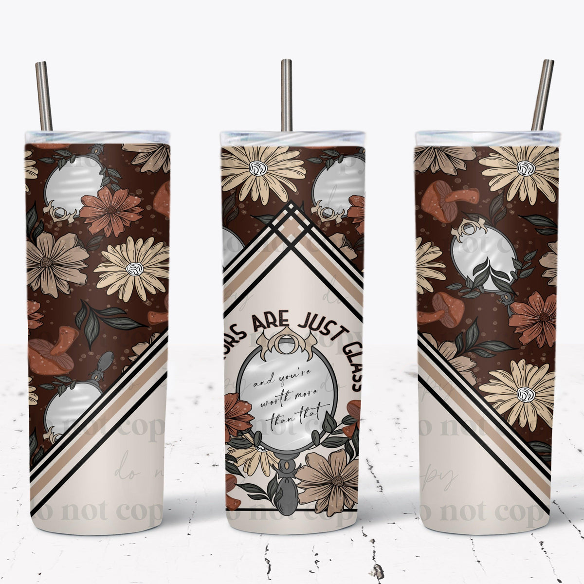 Mirrors Tumbler Wrap