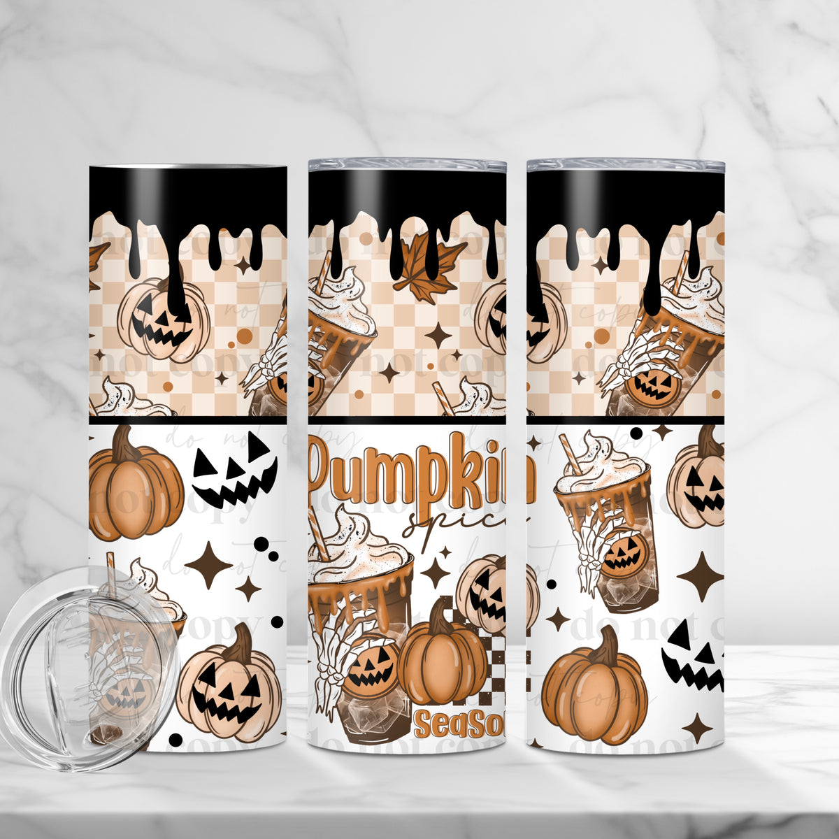 Pumpkin Spice Season Tumbler Wrap