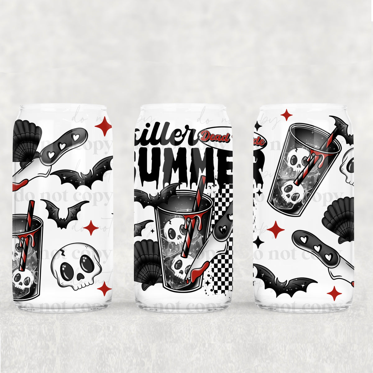 Killer Summer 16 Oz Glass Wrap