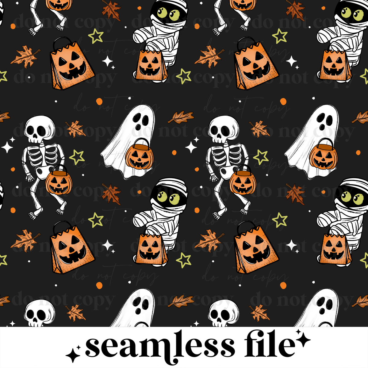 Trick Or Treat Seamless