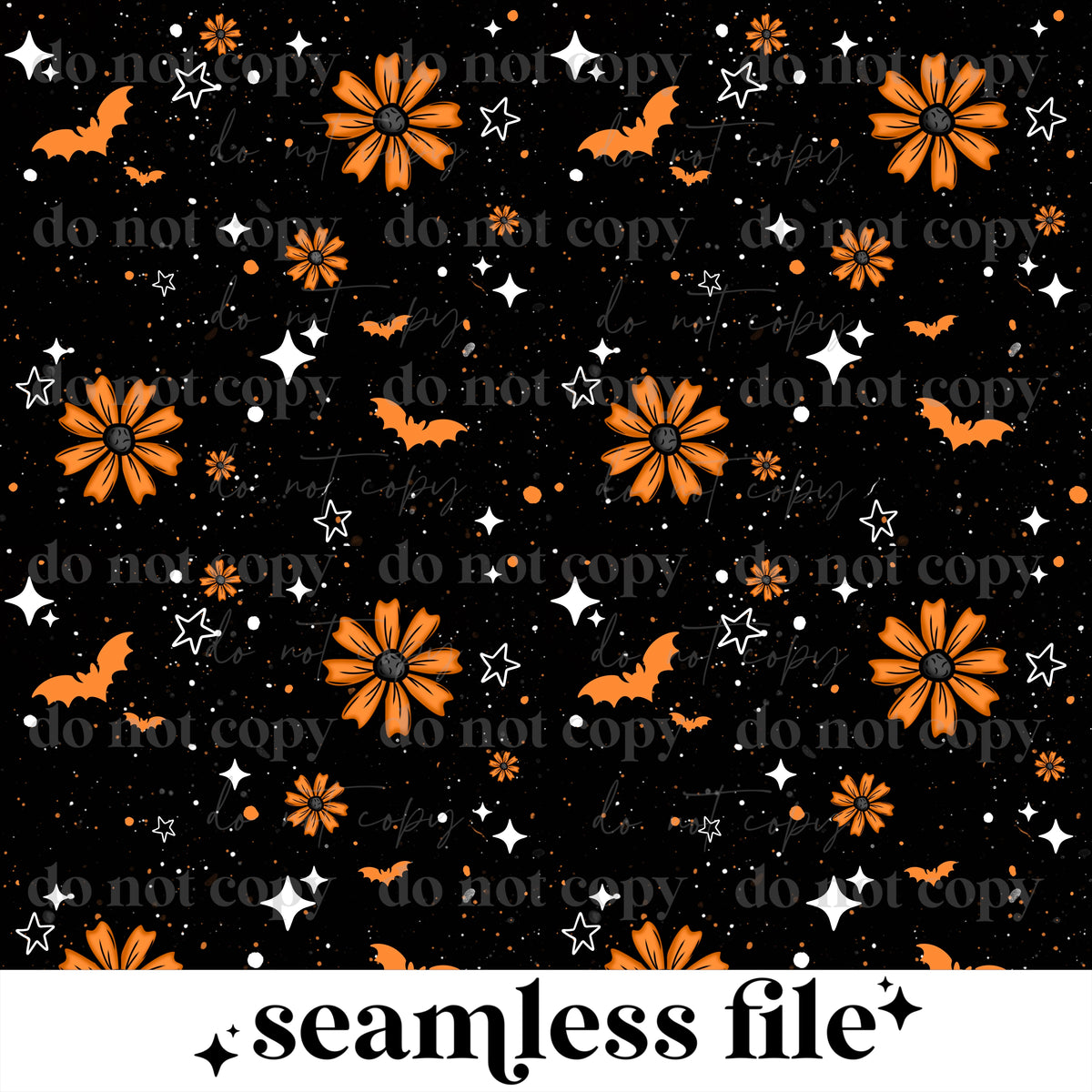 Halloween Card Seamless Coord