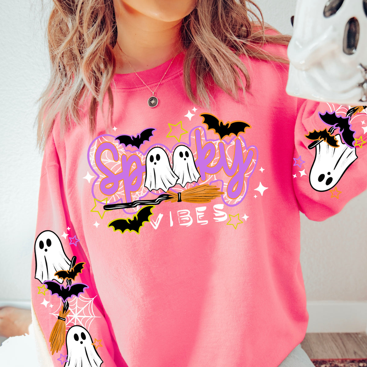Spooky Vibes w/ Sleeves PNG