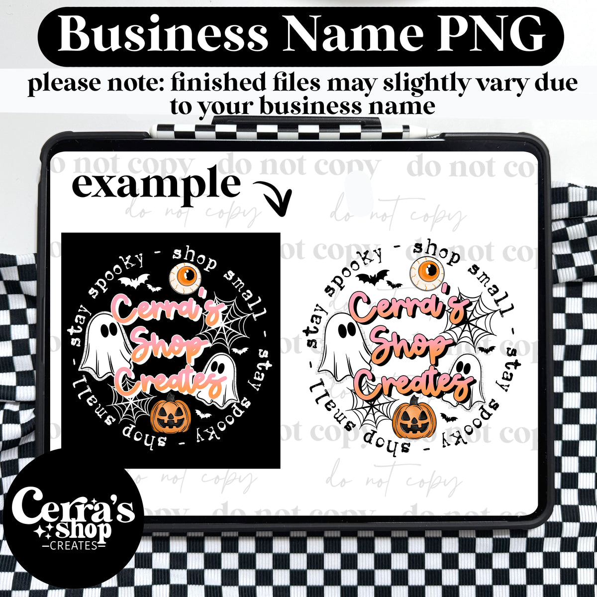 Stay Spooky Circle Biz Name (I’ll add the name)