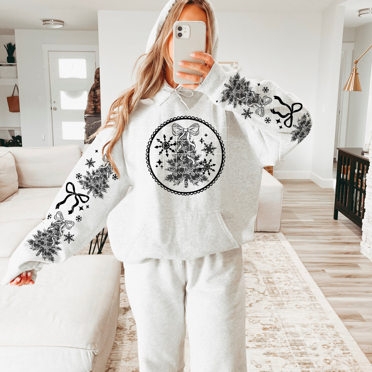 Hello Winter single color w/ Sleeves PNG