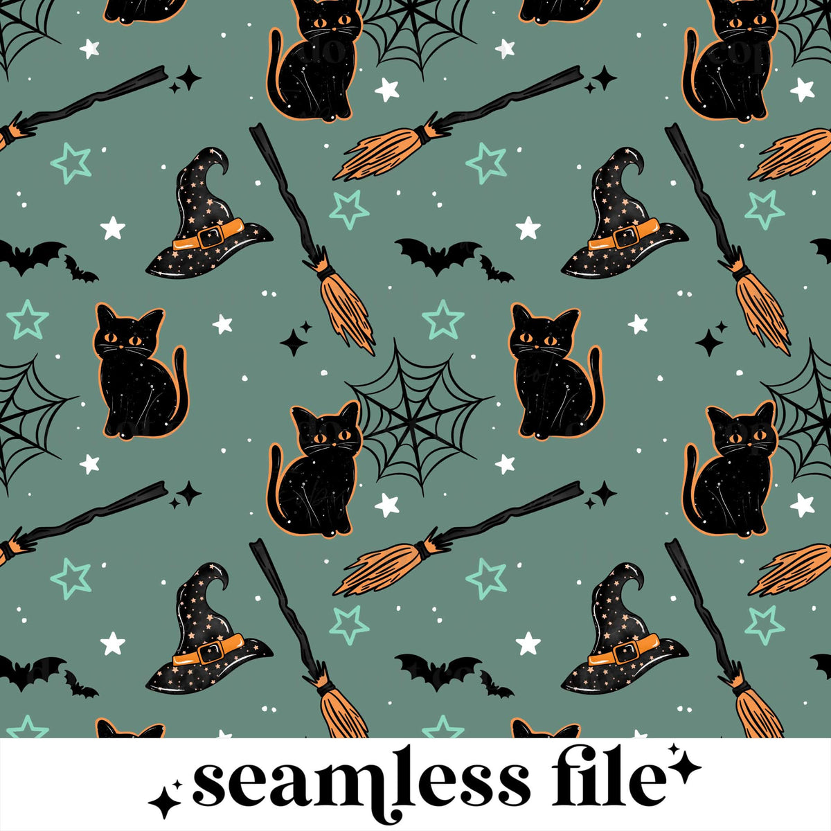 Salem Witch Seamless