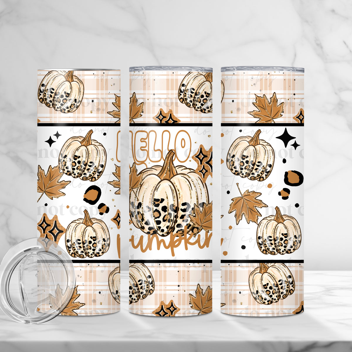 Hello Pumpkin 20 Tumbler Wrap