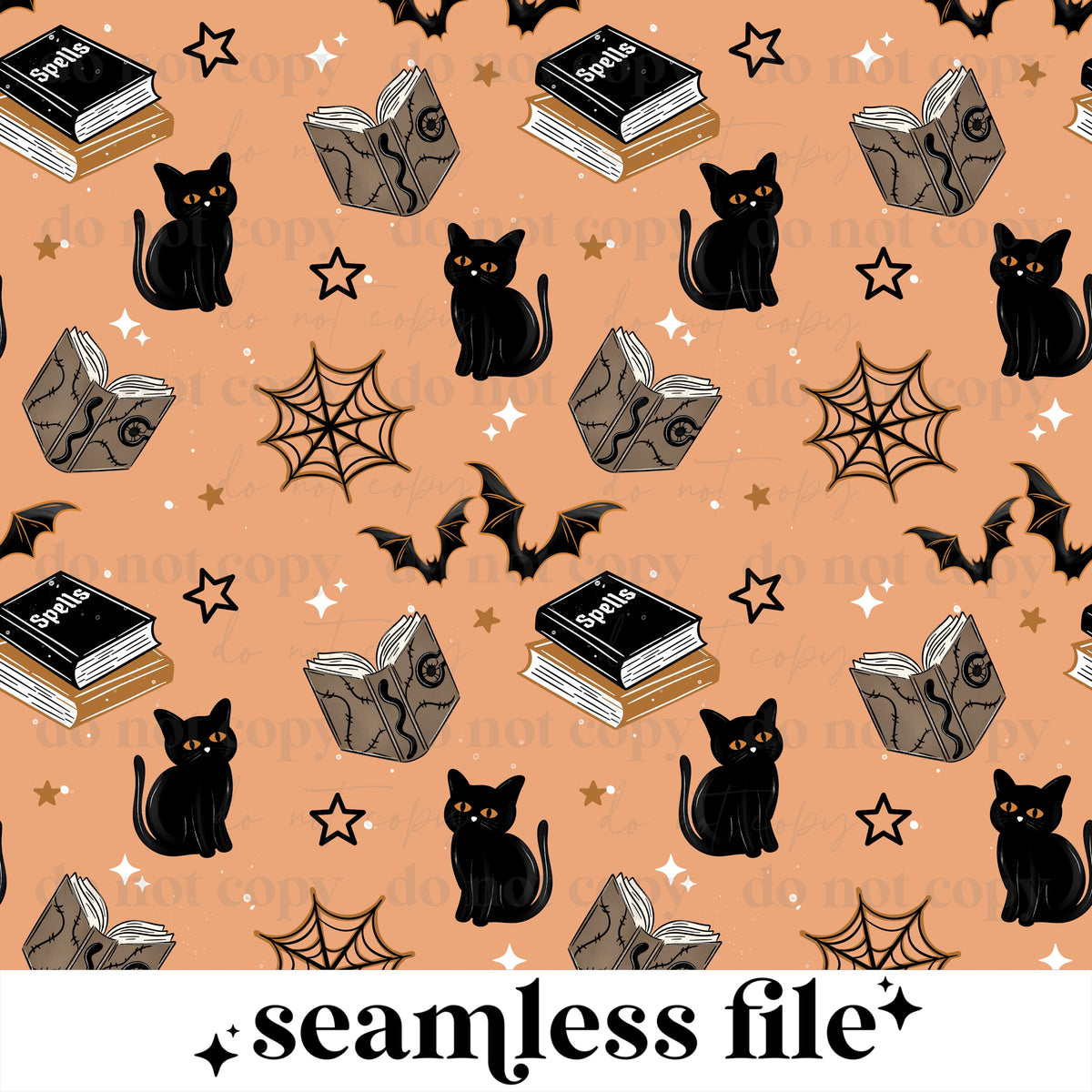 Salem Book Club Seamless