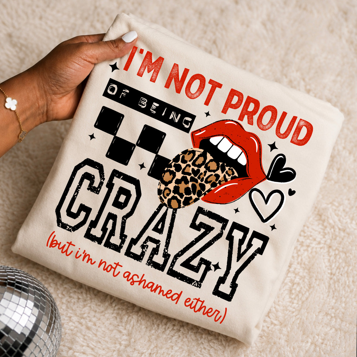 Not Proud of being crazy PNG