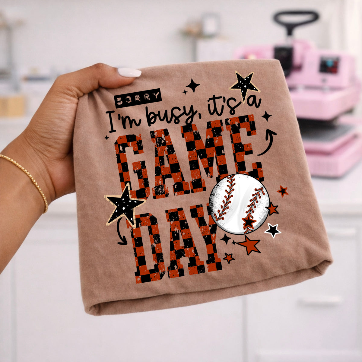 I'm Busy It's Game Day baseball PNG